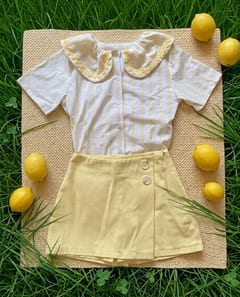 Jupe-short Kanto en look