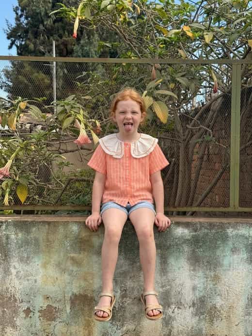 Blouse Nirina porté