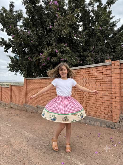 Jupe Flora porté