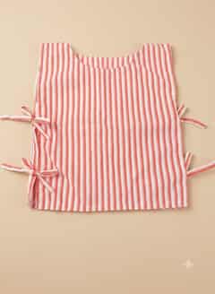 Ensemble Maeva coloris Rayé corail