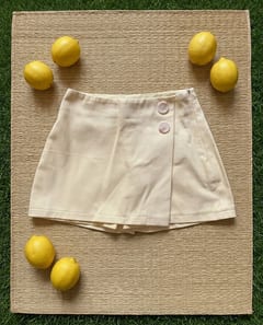 Jupe-short Kanto Zeste — à plat