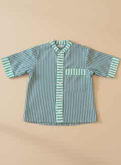Chemise Sulu coloris Vert rayé