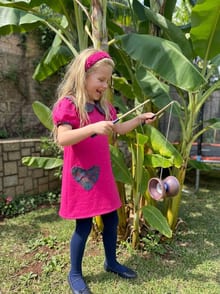 Fitia — La robe cœur d'hiver. · vêtement enfant cousu main Bonbon Piment