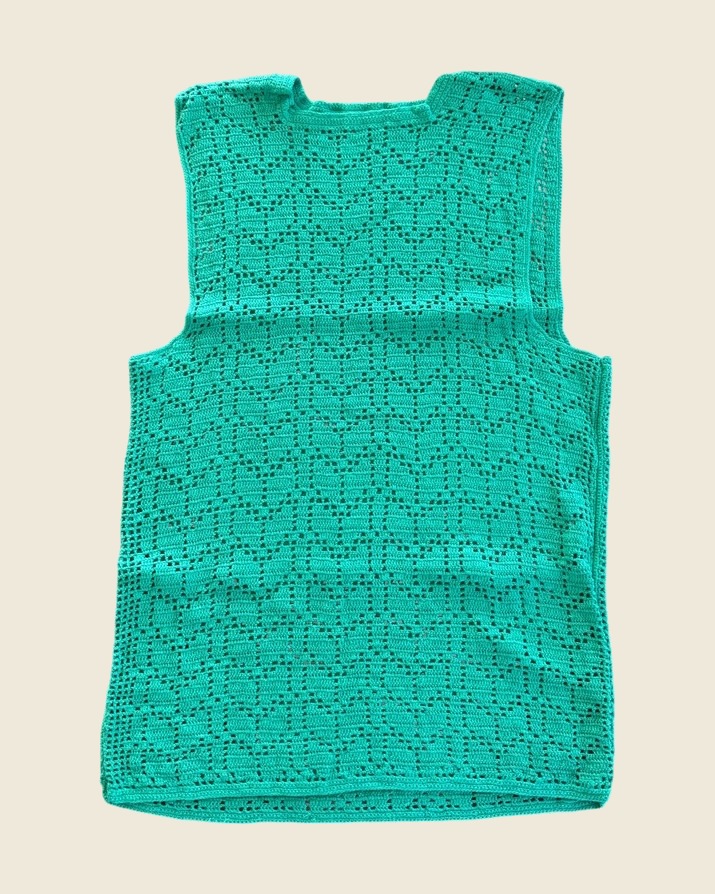 Top miora coloris Vert jade