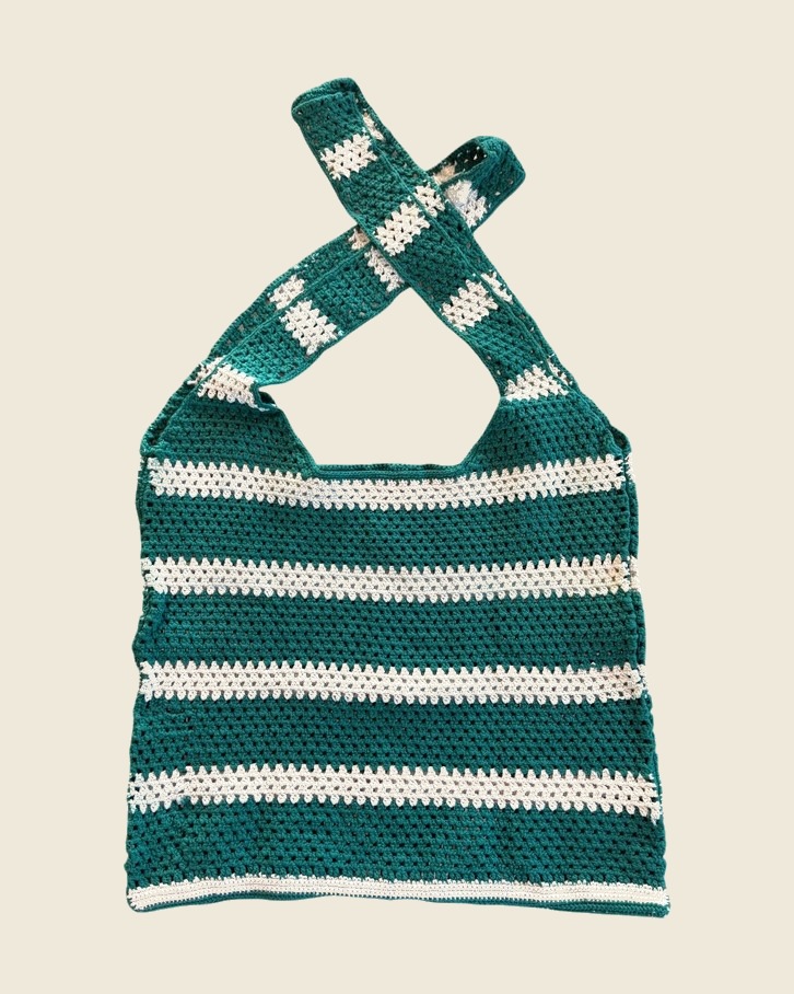 Sac Faly coloris Vert rayé